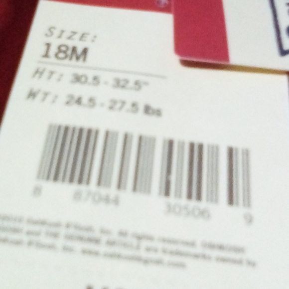 Oshkosh BRAND NEW W/TAGS 18mon. Overalls - Picture 7 of 7